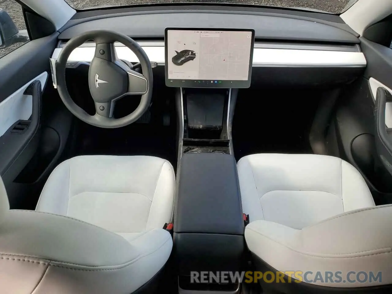 8 fotografías del automóvil dañado 5YJYGDEE8LF021937 TESLA MODEL Y 2020