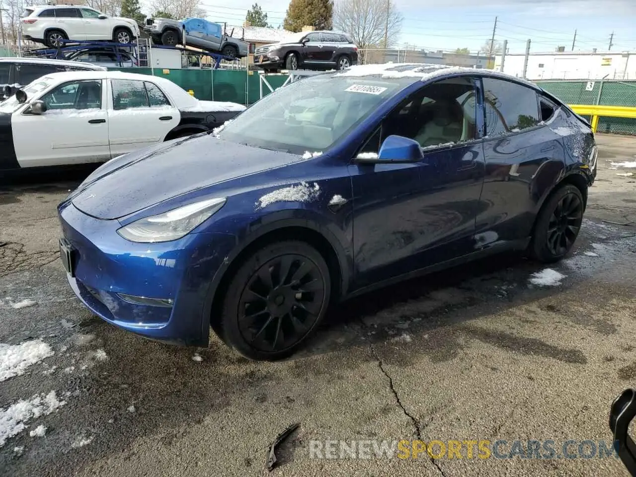 1 fotografías del automóvil dañado 5YJYGDEE8LF029553 TESLA MODEL Y 2020