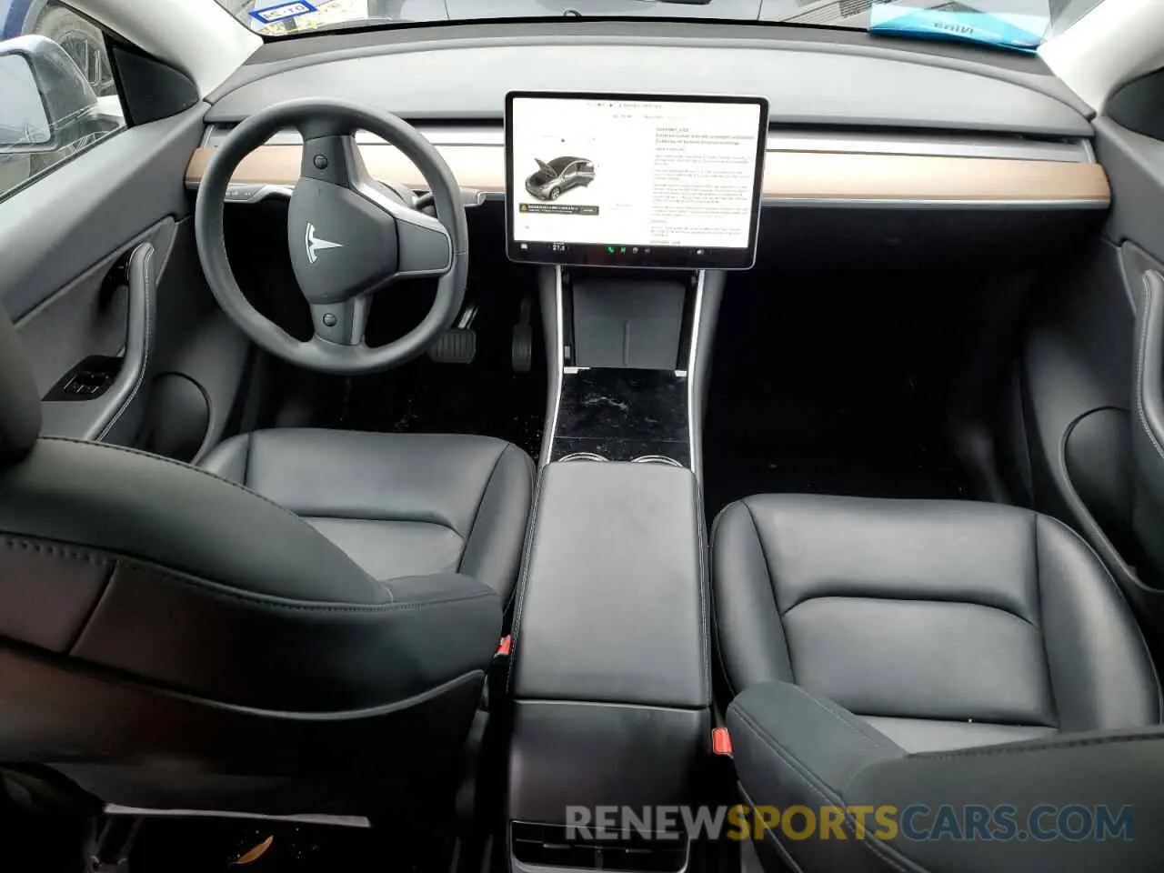 10 fotografías del automóvil dañado 5YJYGDEE8LF031531 TESLA MODEL Y 2020
