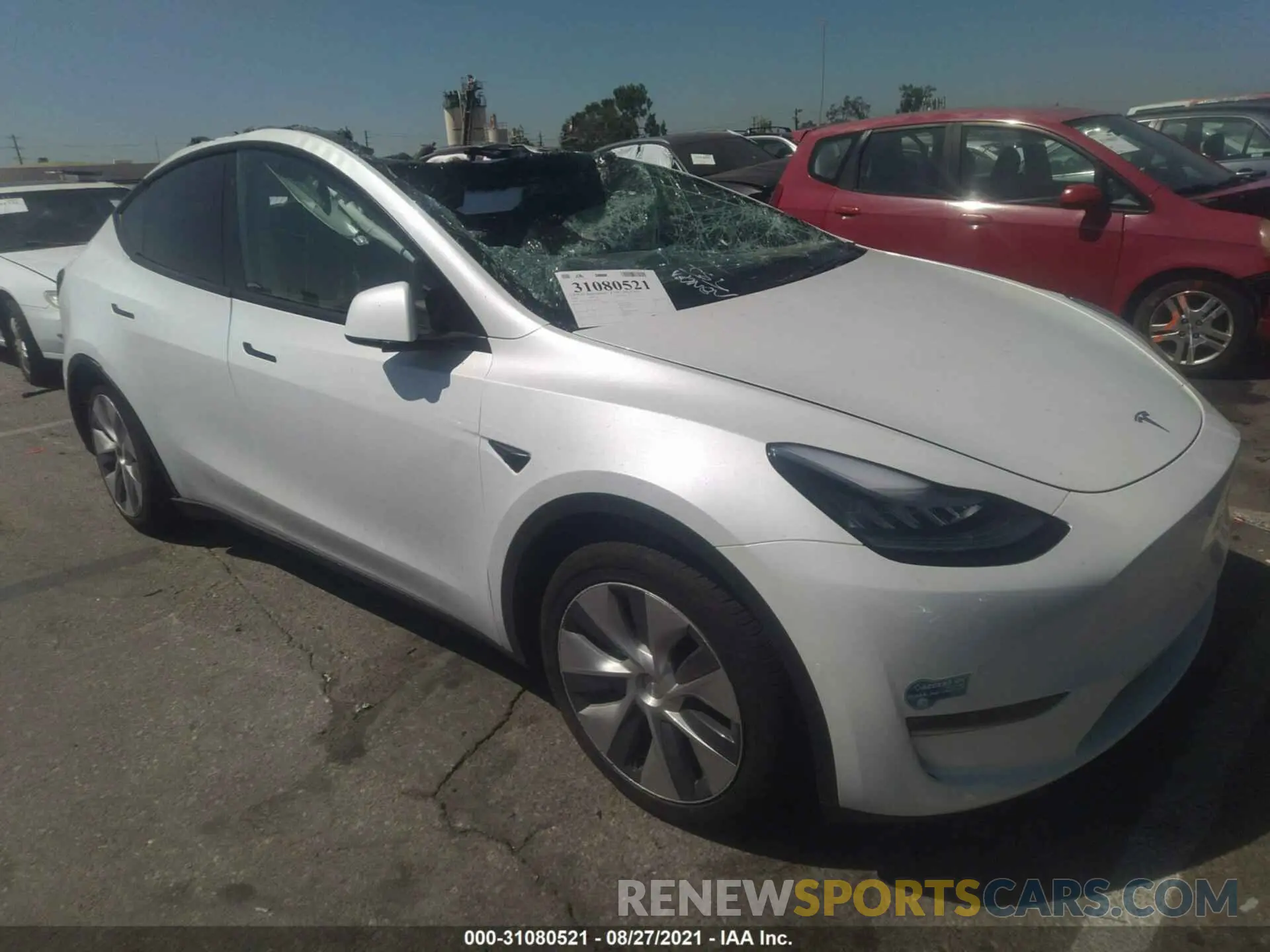 1 fotografías del automóvil dañado 5YJYGDEE8LF047731 TESLA MODEL Y 2020