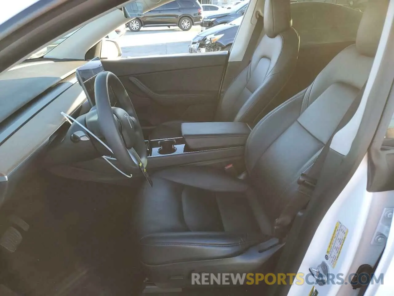 7 fotografías del automóvil dañado 5YJYGDEE8LF051004 TESLA MODEL Y 2020