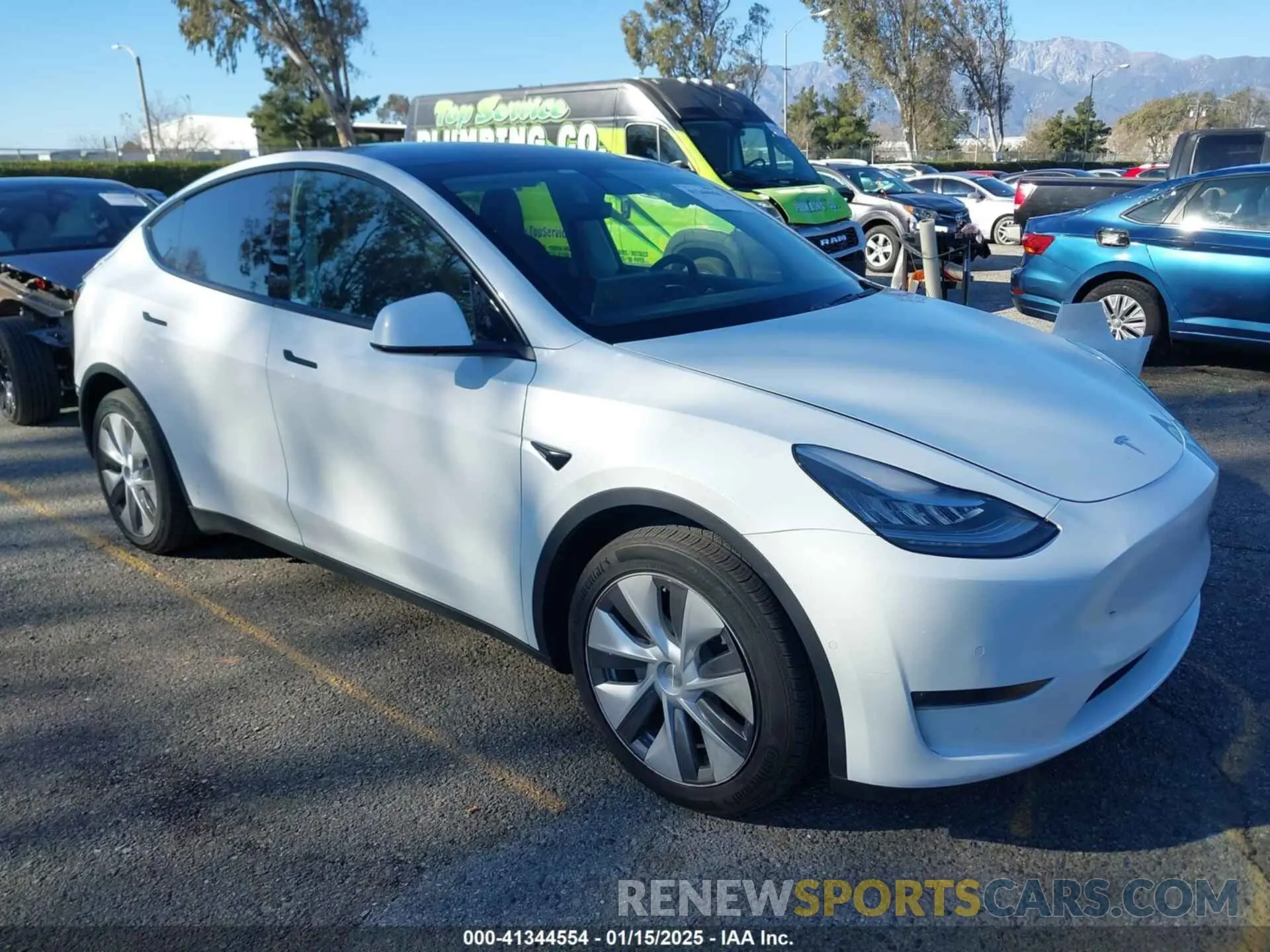 1 fotografías del automóvil dañado 5YJYGDEE9LF013636 TESLA MODEL Y 2020