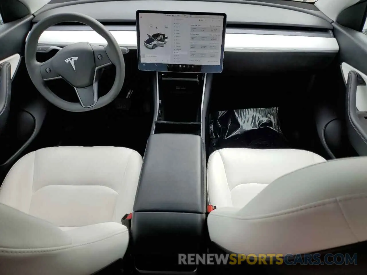 8 fotografías del automóvil dañado 5YJYGDEE9LF023261 TESLA MODEL Y 2020
