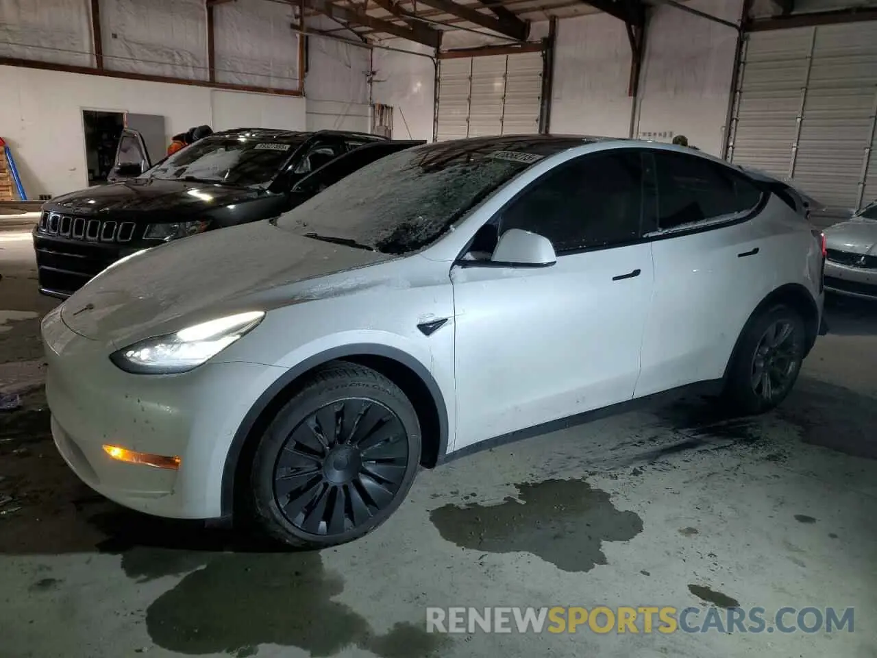1 fotografías del automóvil dañado 5YJYGDEEXLF027562 TESLA MODEL Y 2020