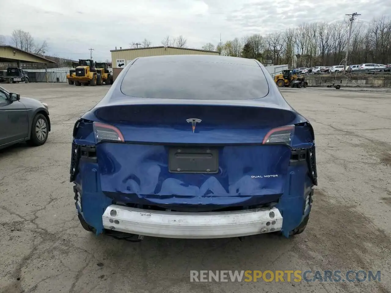 6 fotografías del automóvil dañado 5YJYGDEEXLF043163 TESLA MODEL Y 2020
