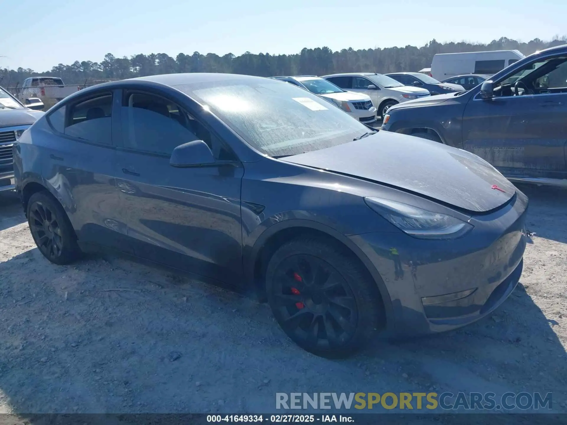 1 fotografías del automóvil dañado 5YJYGDEEXLF045883 TESLA MODEL Y 2020