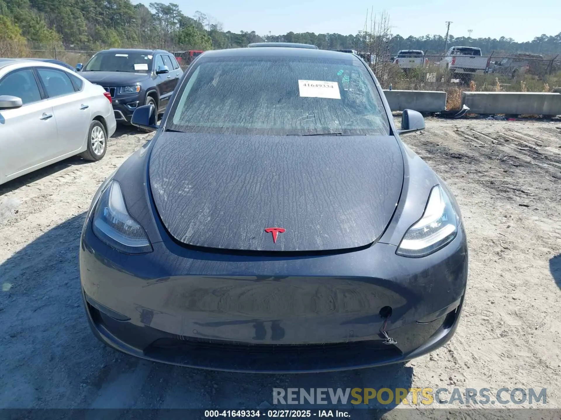 12 fotografías del automóvil dañado 5YJYGDEEXLF045883 TESLA MODEL Y 2020