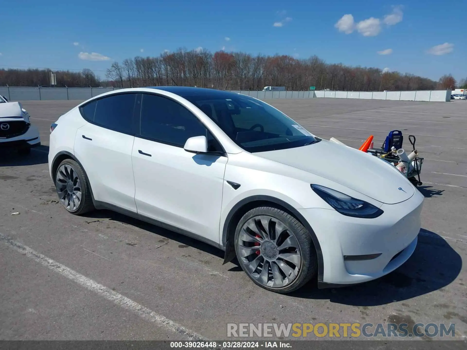 1 fotografías del automóvil dañado 5YJYGDEF0LF011931 TESLA MODEL Y 2020