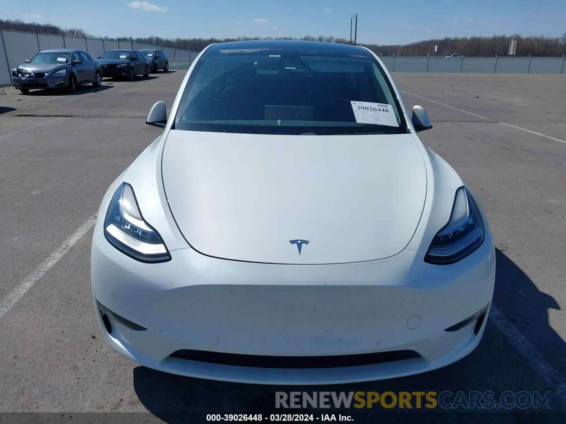 12 fotografías del automóvil dañado 5YJYGDEF0LF011931 TESLA MODEL Y 2020