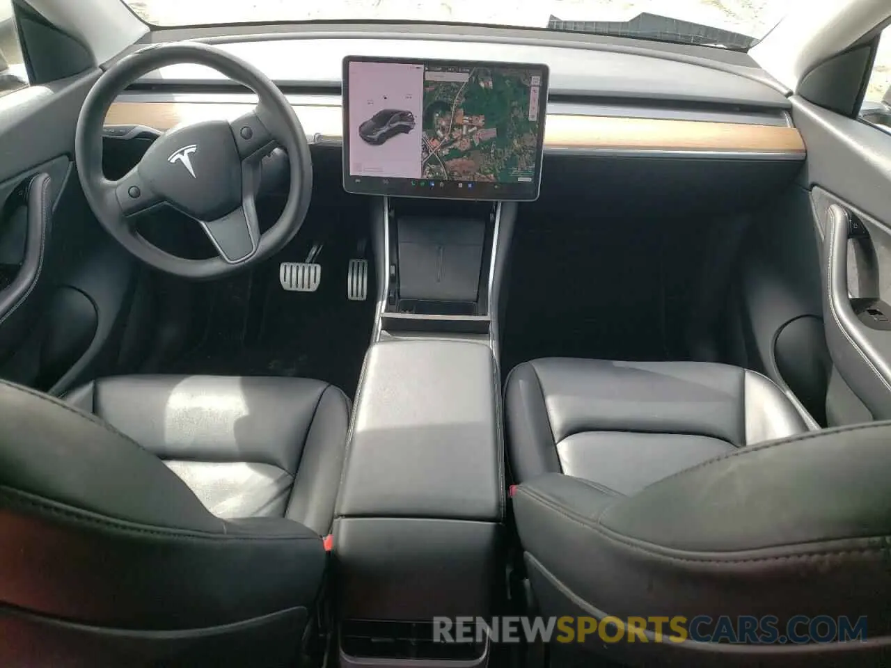 8 fotografías del automóvil dañado 5YJYGDEF1LF050172 TESLA MODEL Y 2020