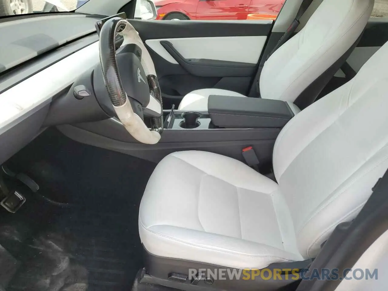 7 fotografías del automóvil dañado 5YJYGDEF2LF006357 TESLA MODEL Y 2020