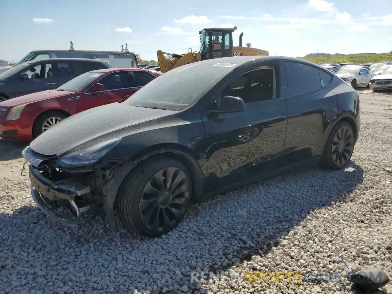 1 fotografías del automóvil dañado 5YJYGDEF2LF049855 TESLA MODEL Y 2020