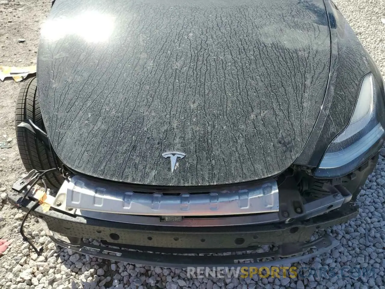 11 fotografías del automóvil dañado 5YJYGDEF2LF049855 TESLA MODEL Y 2020