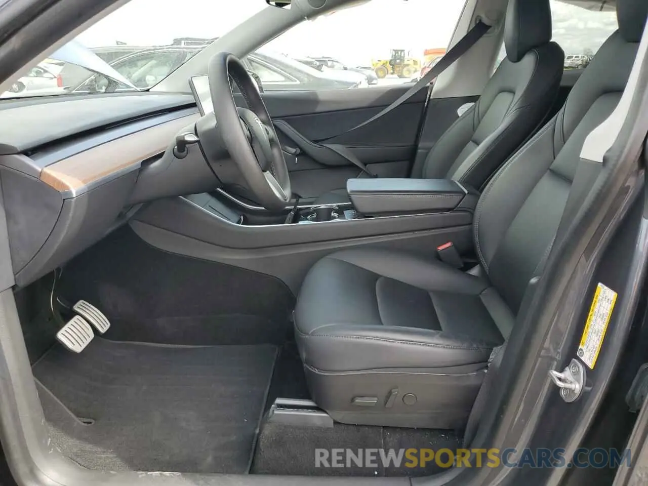 7 fotografías del automóvil dañado 5YJYGDEF3LF016427 TESLA MODEL Y 2020