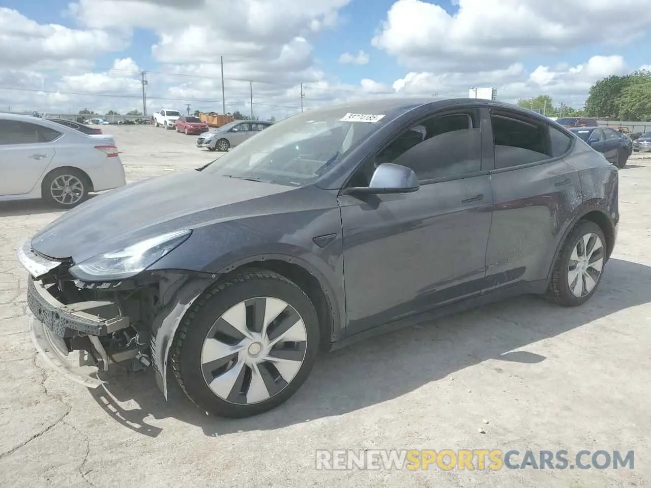 1 fotografías del automóvil dañado 5YJYGDEF4LF011396 TESLA MODEL Y 2020