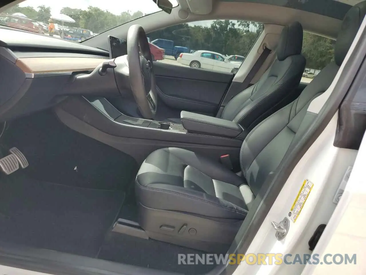 7 fotografías del automóvil dañado 5YJYGDEF5LF046822 TESLA MODEL Y 2020