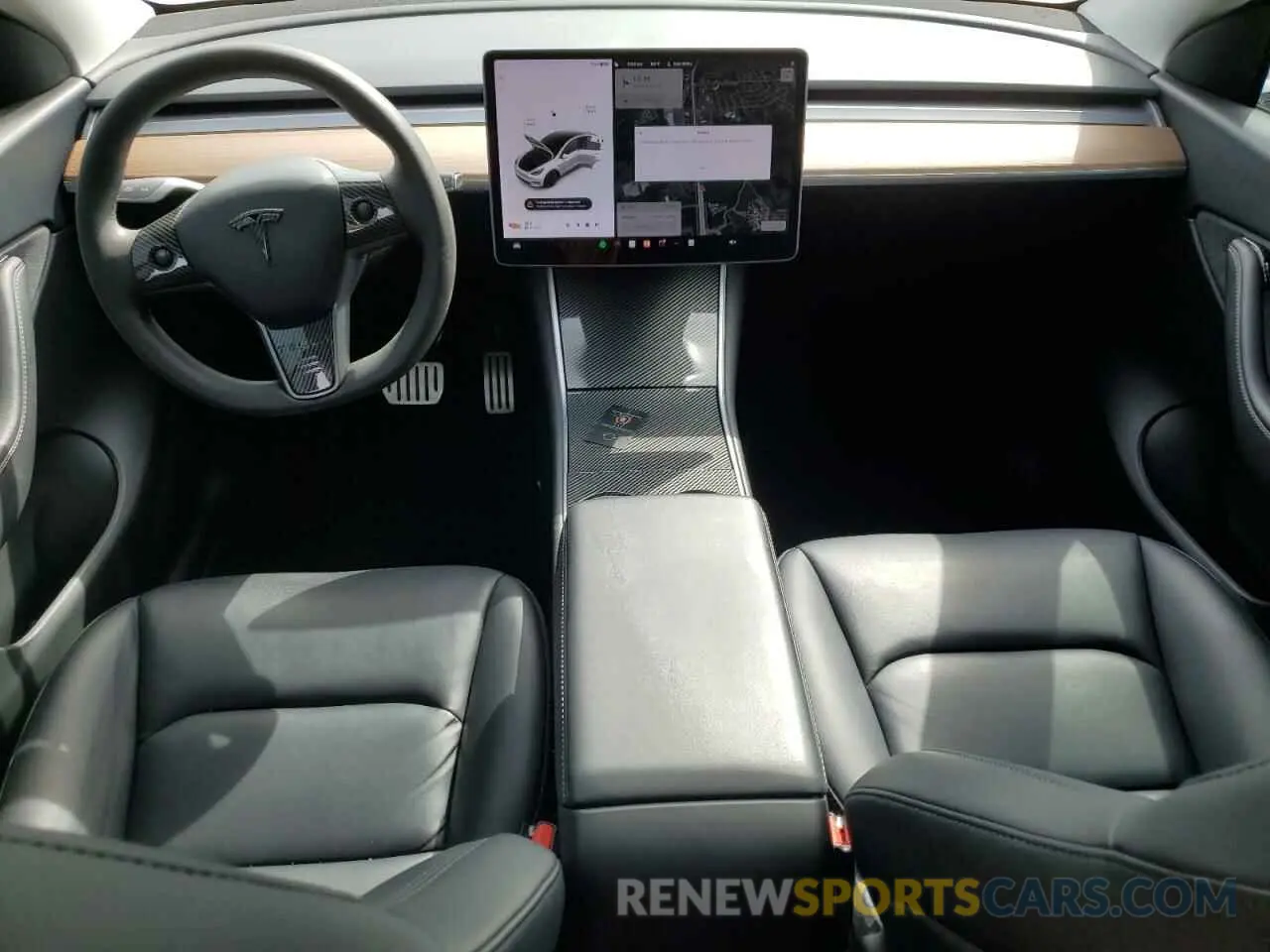 8 fotografías del automóvil dañado 5YJYGDEF5LF046822 TESLA MODEL Y 2020