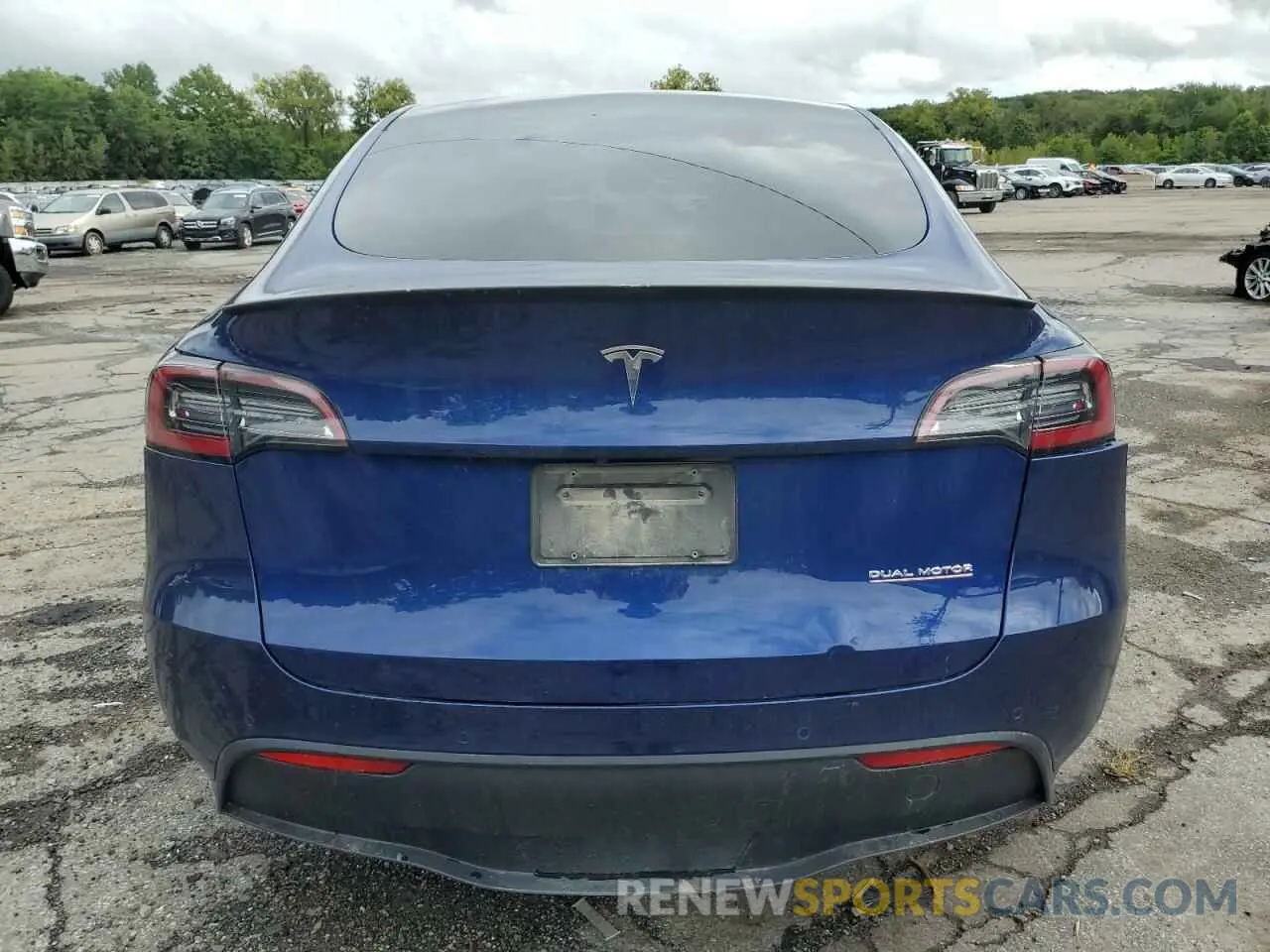 6 fotografías del automóvil dañado 5YJYGDEF7LF000909 TESLA MODEL Y 2020