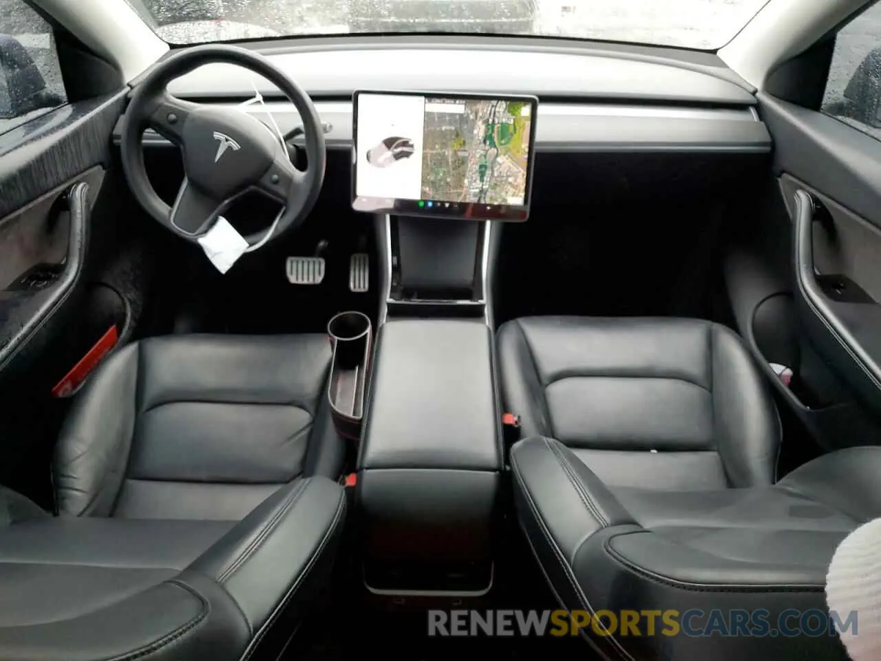 8 fotografías del automóvil dañado 5YJYGDEF7LF001476 TESLA MODEL Y 2020
