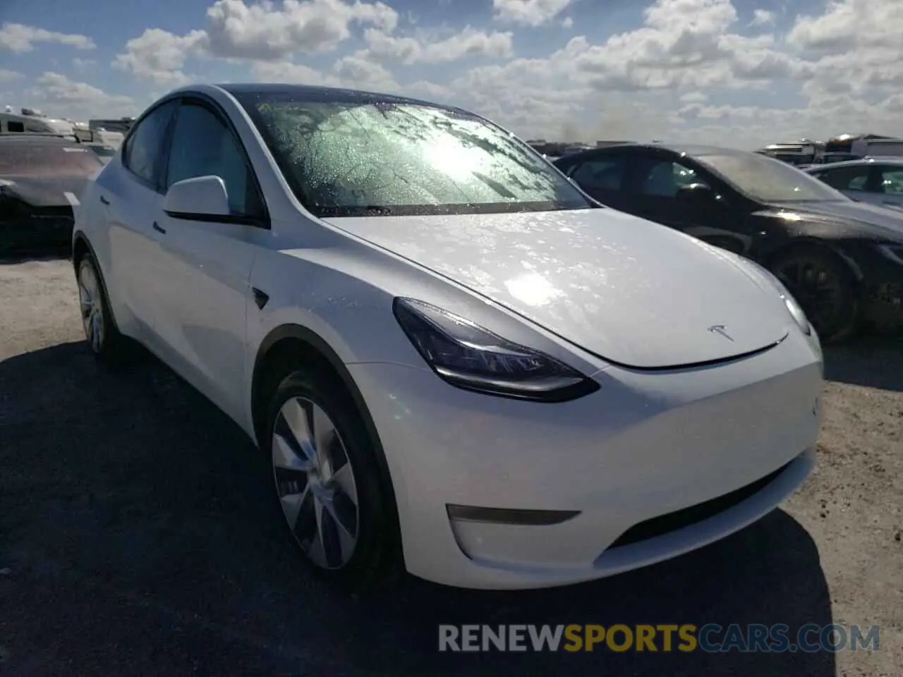 1 fotografías del automóvil dañado 5YJYGDEF8LF018304 TESLA MODEL Y 2020