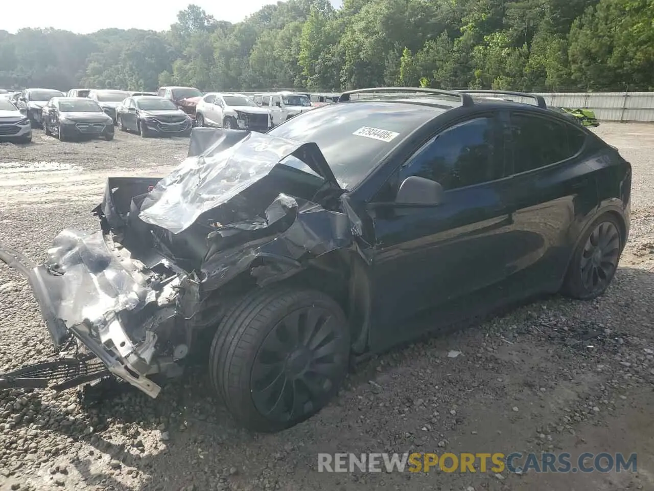 1 fotografías del automóvil dañado 5YJYGDEF9LF012155 TESLA MODEL Y 2020