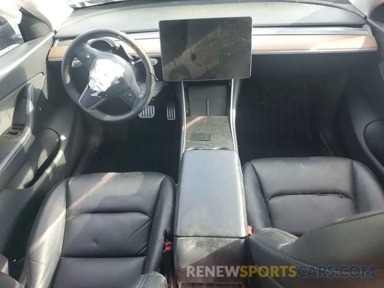 8 fotografías del automóvil dañado 5YJYGDEF9LF012155 TESLA MODEL Y 2020