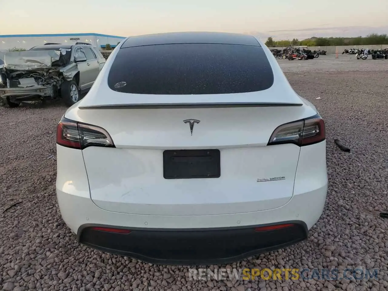 6 fotografías del automóvil dañado 5YJYGDEF9LF013855 TESLA MODEL Y 2020
