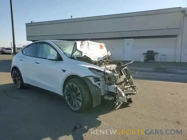10 fotografías del automóvil dañado 5YJYGDEF9LF049853 TESLA MODEL Y 2020