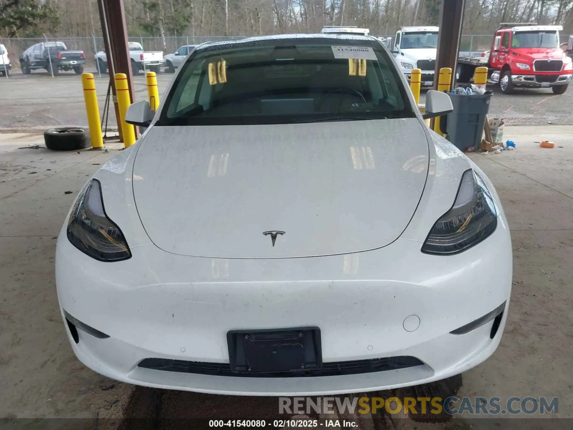 12 fotografías del automóvil dañado 5YJYGAEE0MF158998 TESLA MODEL Y 2021