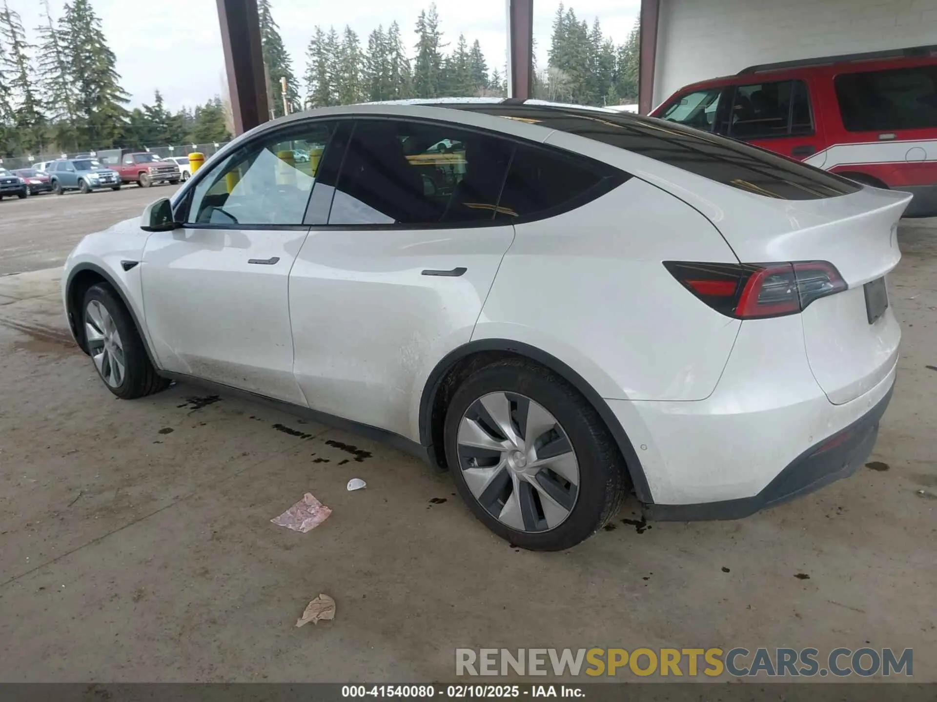3 fotografías del automóvil dañado 5YJYGAEE0MF158998 TESLA MODEL Y 2021