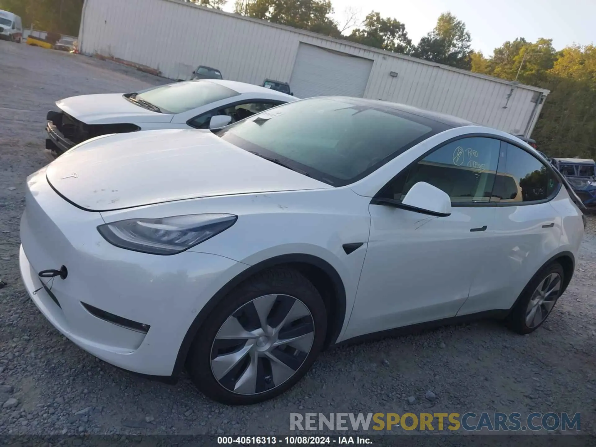 14 fotografías del automóvil dañado 5YJYGAEE0MF188311 TESLA MODEL Y 2021