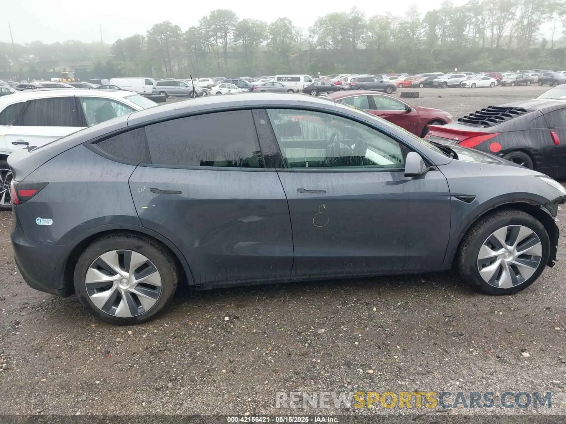 13 fotografías del automóvil dañado 5YJYGAEE1MF145161 TESLA MODEL Y 2021