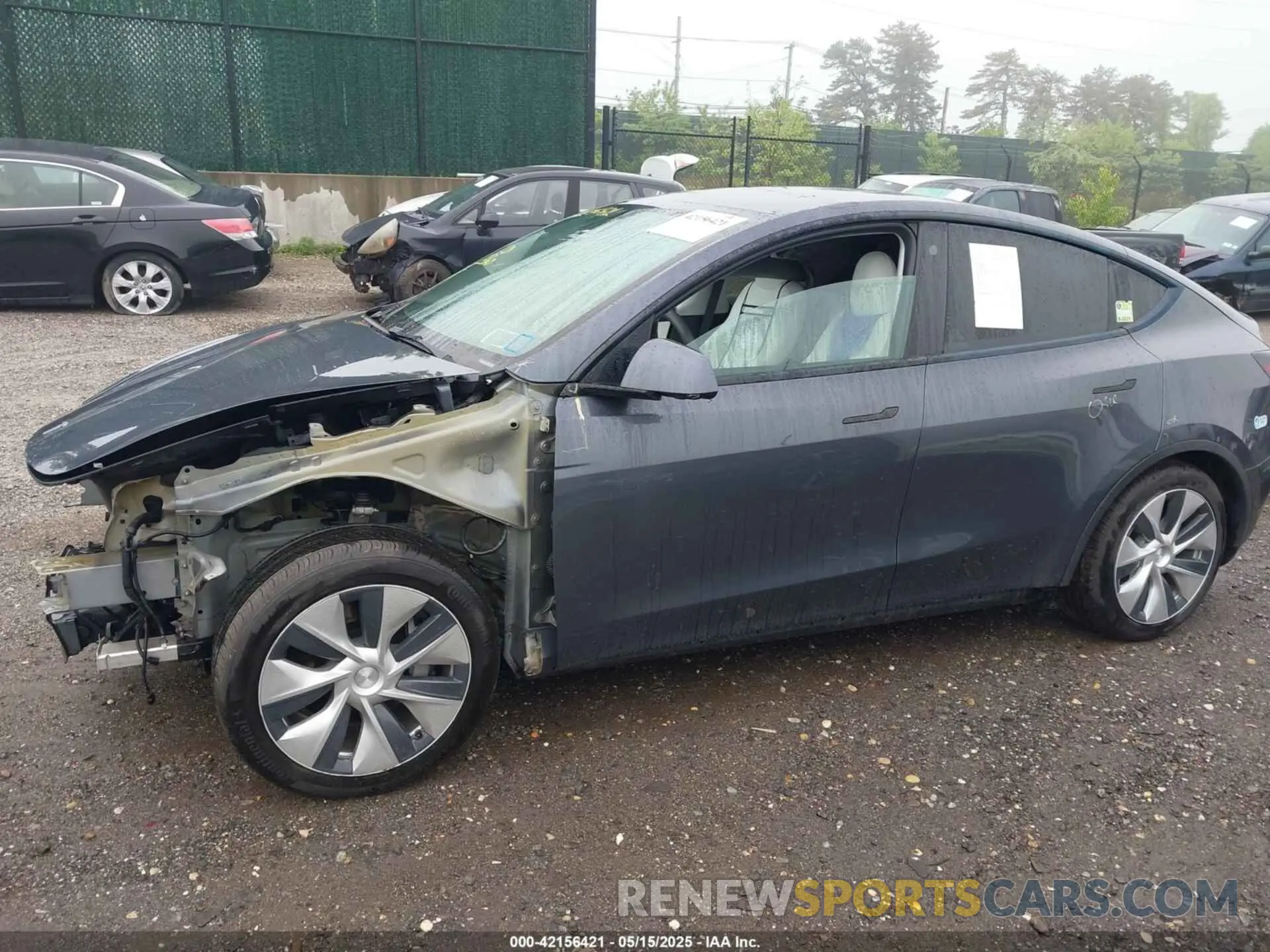 14 fotografías del automóvil dañado 5YJYGAEE1MF145161 TESLA MODEL Y 2021