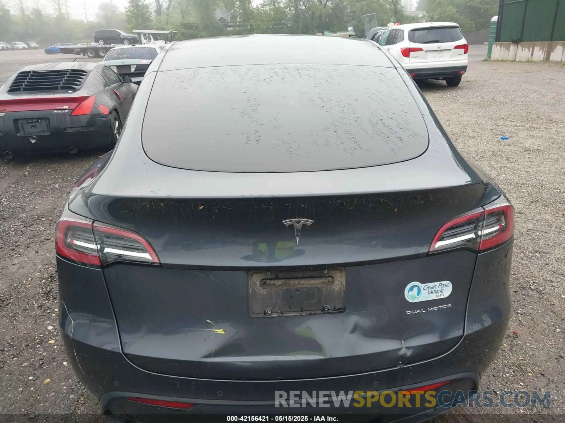 16 fotografías del automóvil dañado 5YJYGAEE1MF145161 TESLA MODEL Y 2021