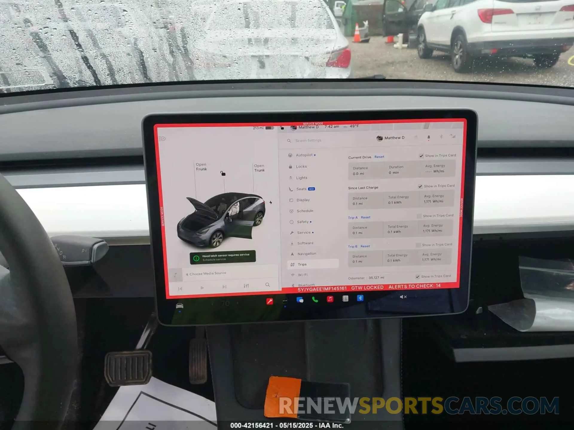 18 fotografías del automóvil dañado 5YJYGAEE1MF145161 TESLA MODEL Y 2021