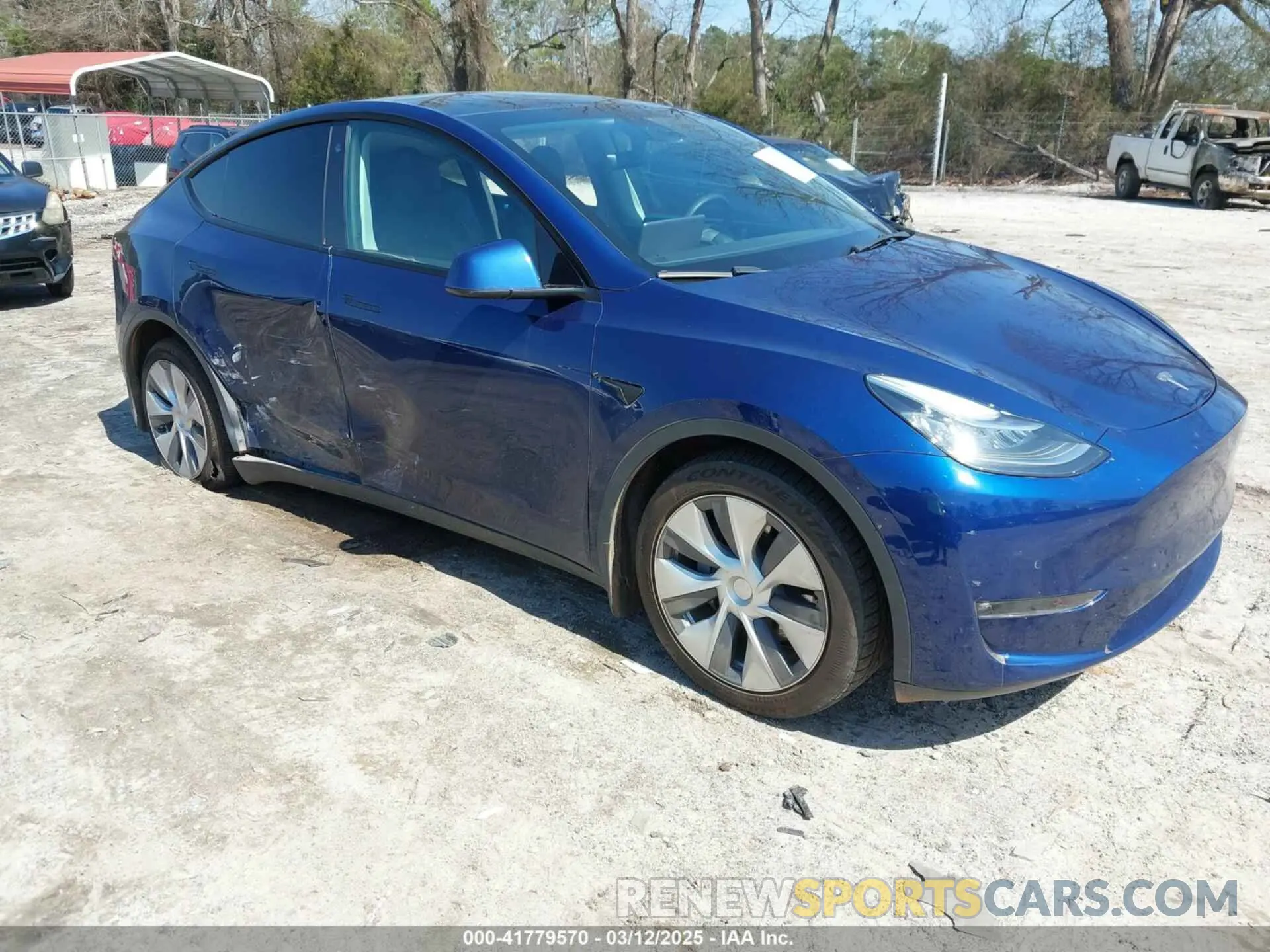 1 fotografías del automóvil dañado 5YJYGAEE1MF207948 TESLA MODEL Y 2021