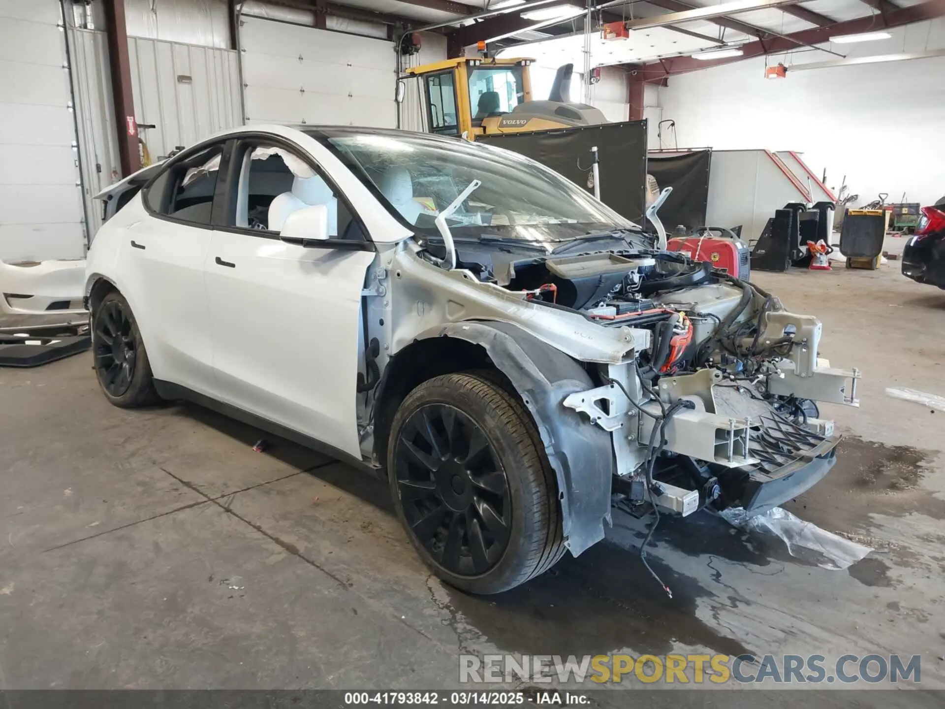 1 fotografías del automóvil dañado 5YJYGAEE1MF216200 TESLA MODEL Y 2021