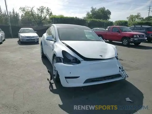 13 fotografías del automóvil dañado 5YJYGAEE1MF305491 TESLA MODEL Y 2021