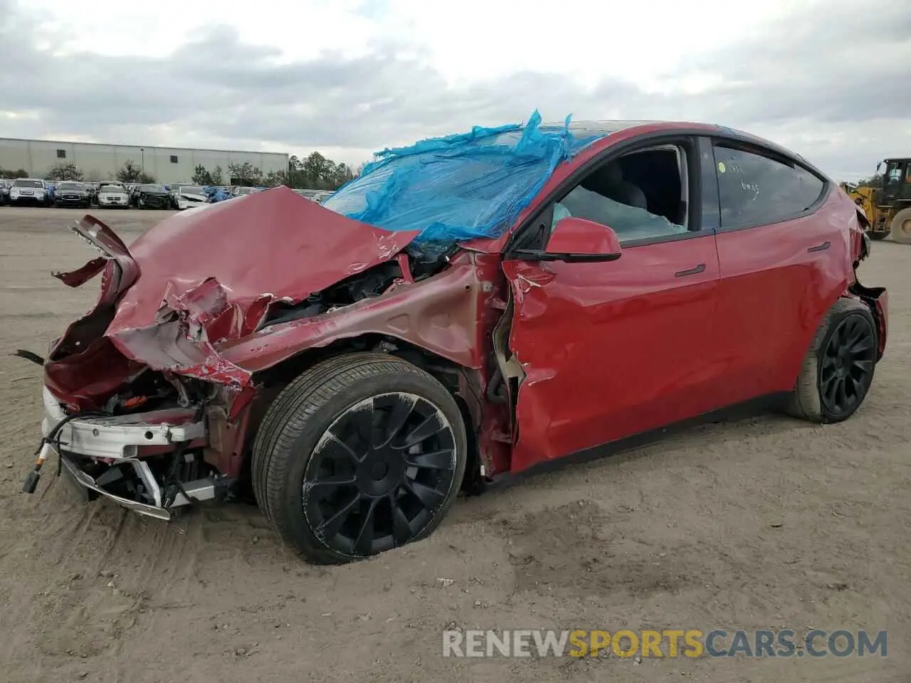 1 fotografías del automóvil dañado 5YJYGAEE2MF286367 TESLA MODEL Y 2021