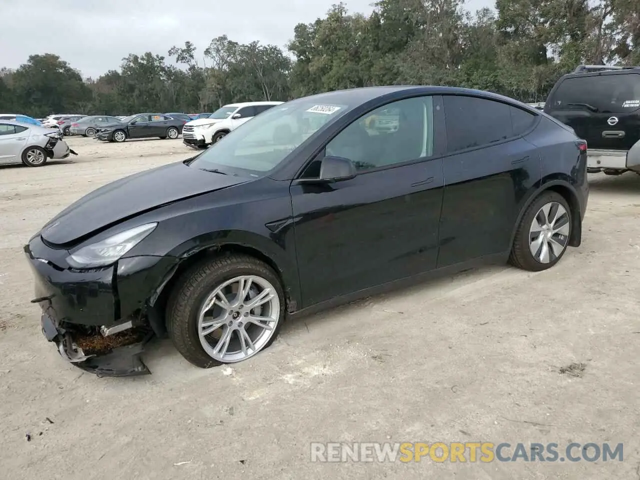 1 fotografías del automóvil dañado 5YJYGAEE3MF130757 TESLA MODEL Y 2021