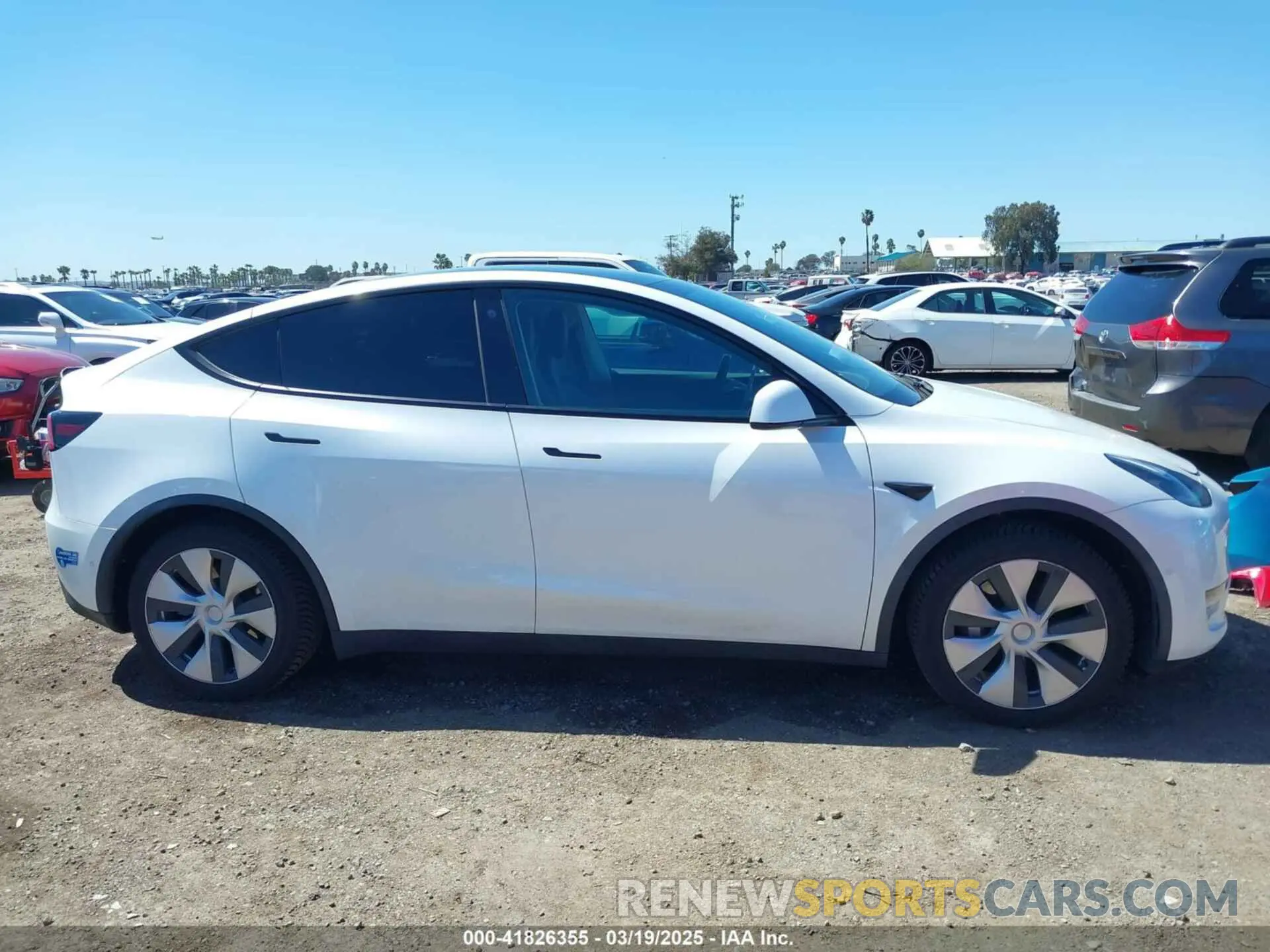 13 fotografías del automóvil dañado 5YJYGAEE3MF172961 TESLA MODEL Y 2021