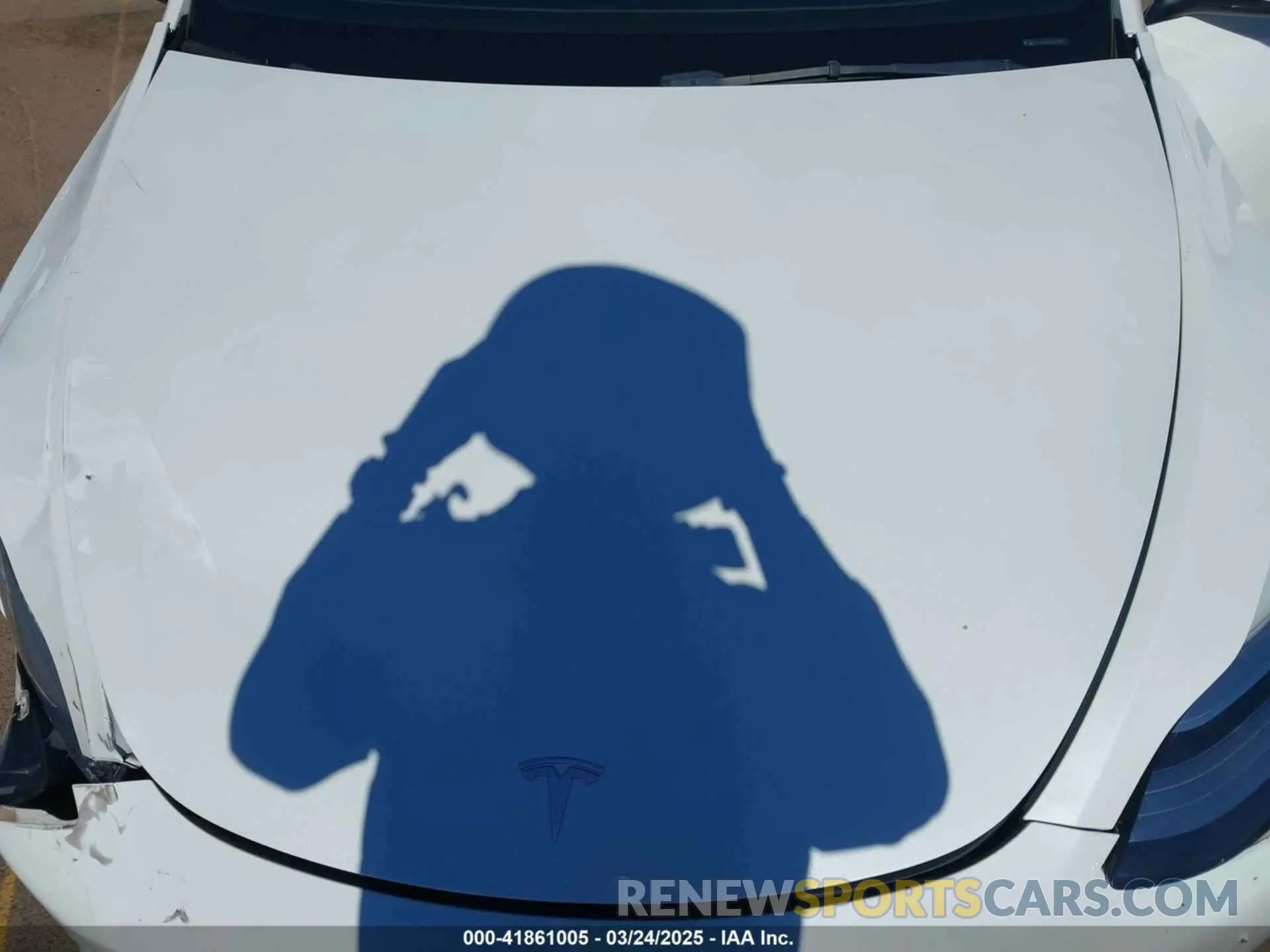 10 fotografías del automóvil dañado 5YJYGAEE3MF194197 TESLA MODEL Y 2021