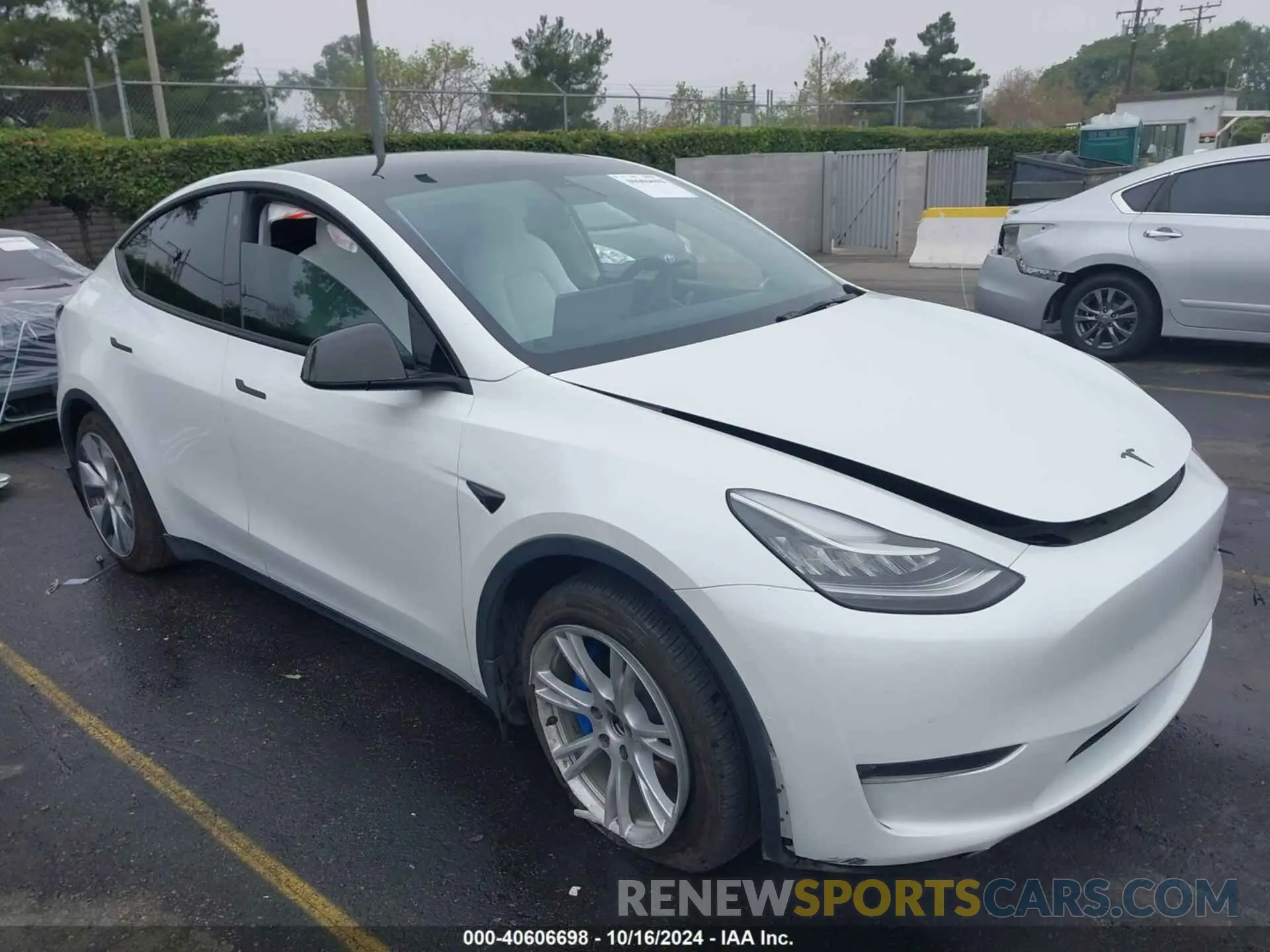 1 fotografías del automóvil dañado 5YJYGAEE3MF275670 TESLA MODEL Y 2021