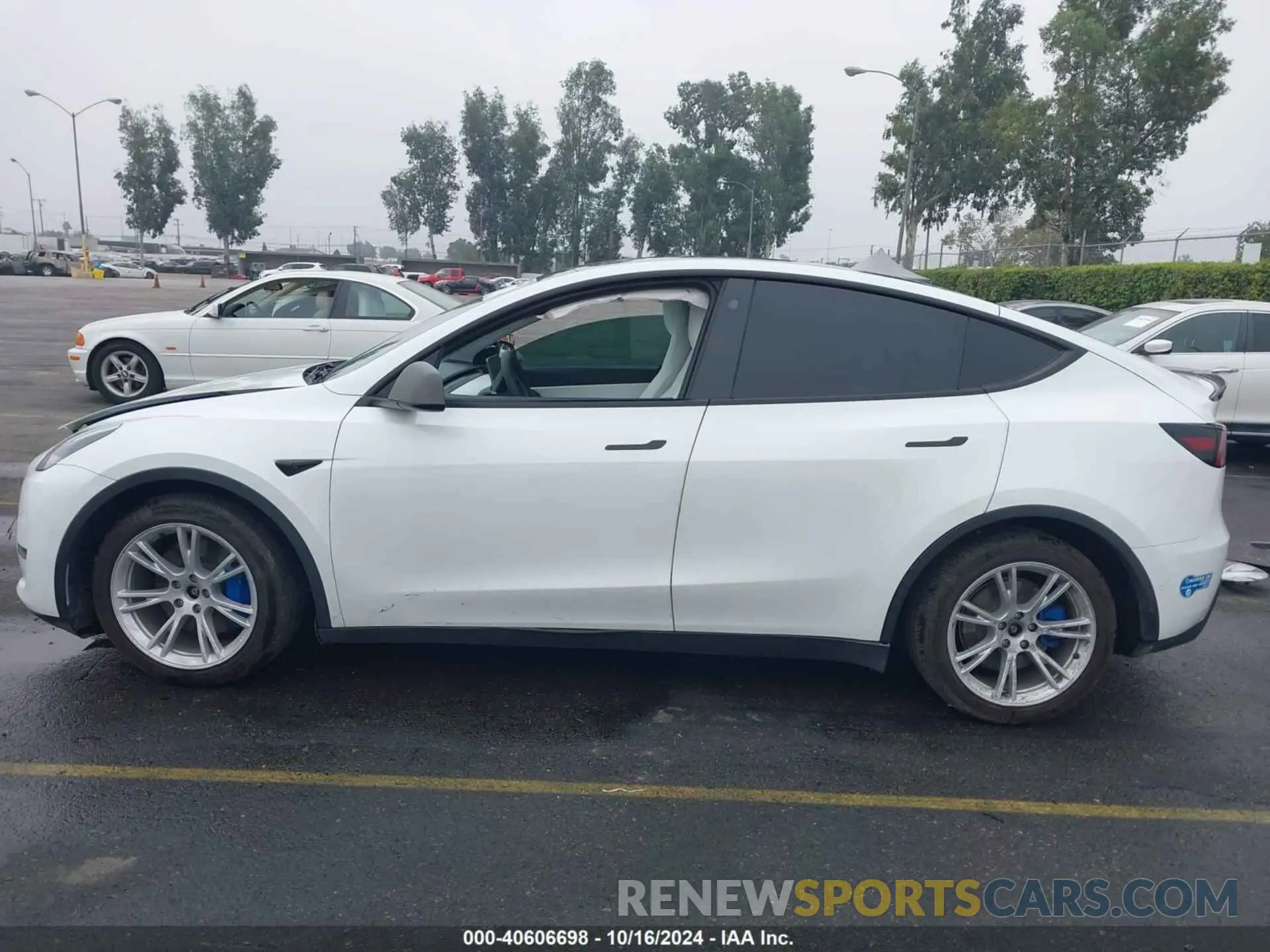 14 fotografías del automóvil dañado 5YJYGAEE3MF275670 TESLA MODEL Y 2021