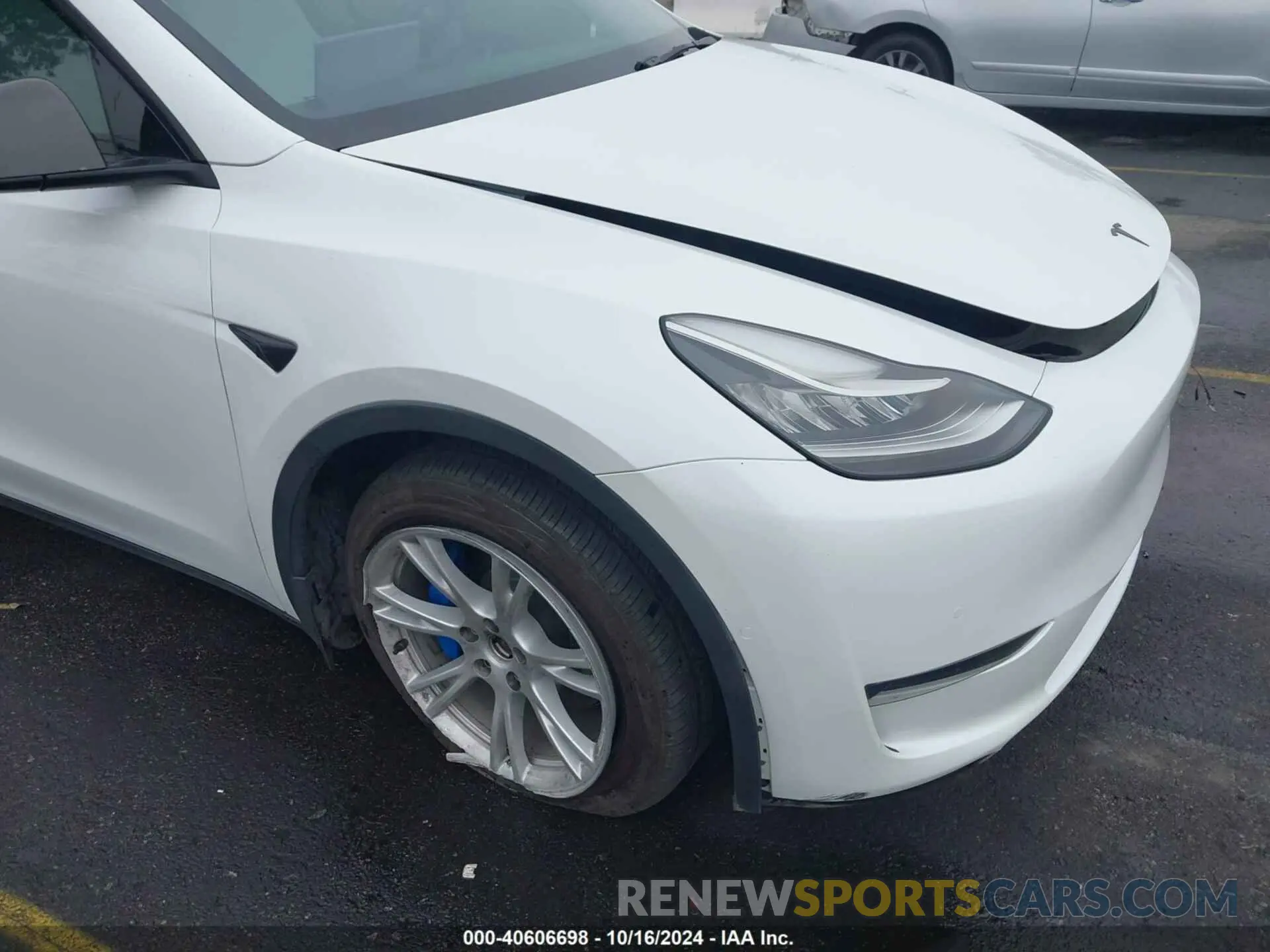 6 fotografías del automóvil dañado 5YJYGAEE3MF275670 TESLA MODEL Y 2021