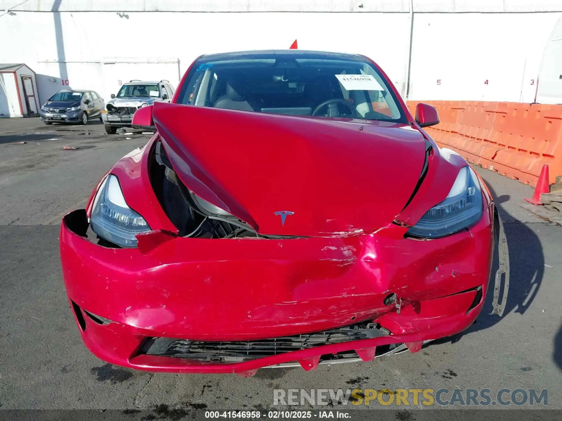 11 fotografías del automóvil dañado 5YJYGAEE4MF131335 TESLA MODEL Y 2021