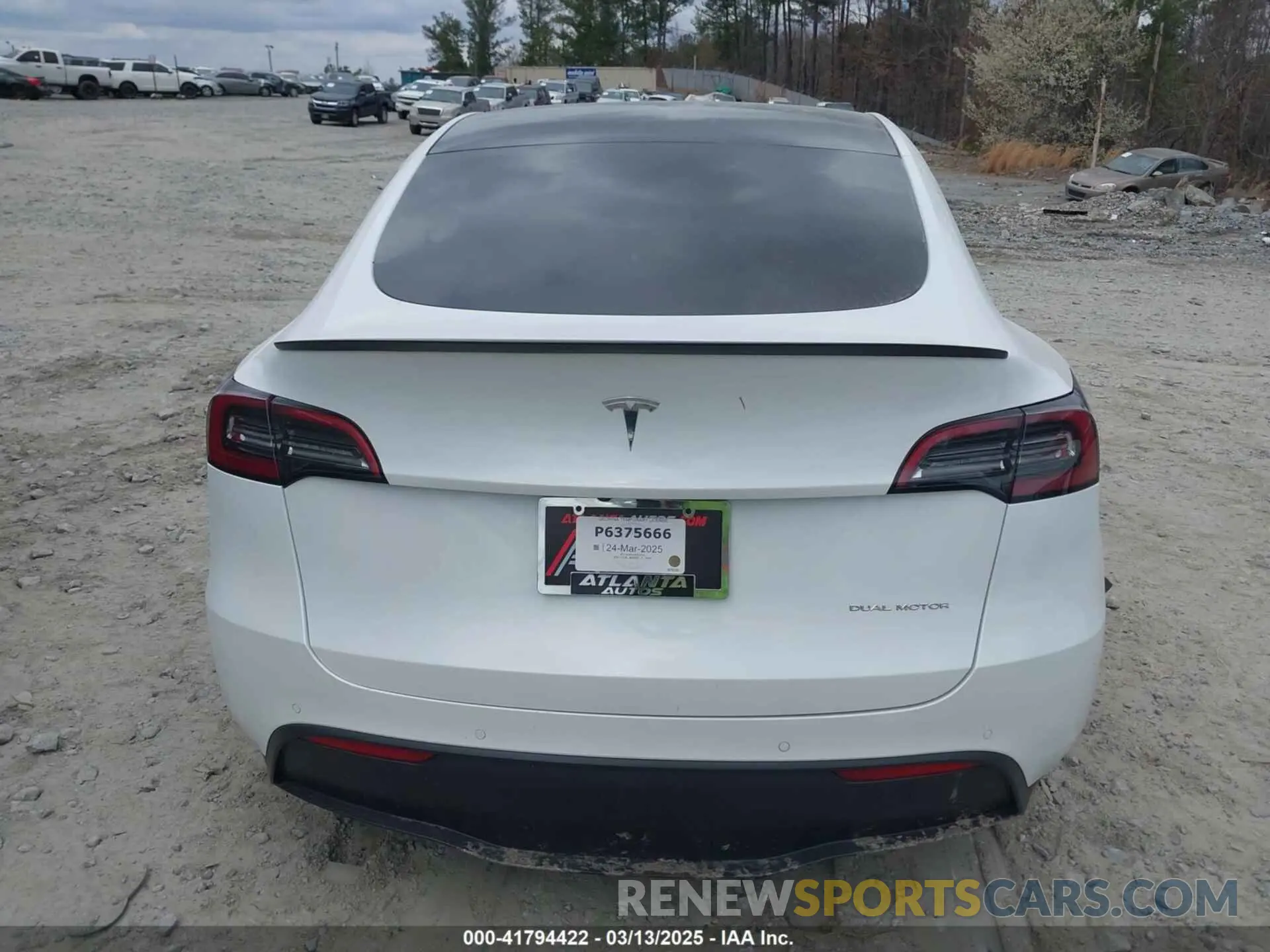 15 fotografías del automóvil dañado 5YJYGAEE4MF225134 TESLA MODEL Y 2021