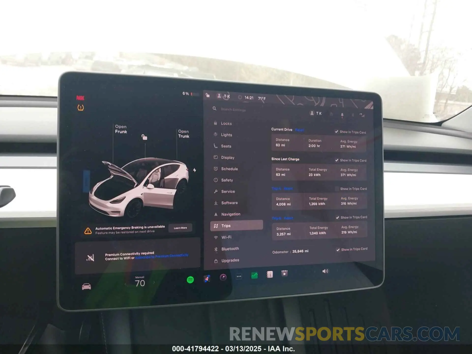 7 fotografías del automóvil dañado 5YJYGAEE4MF225134 TESLA MODEL Y 2021
