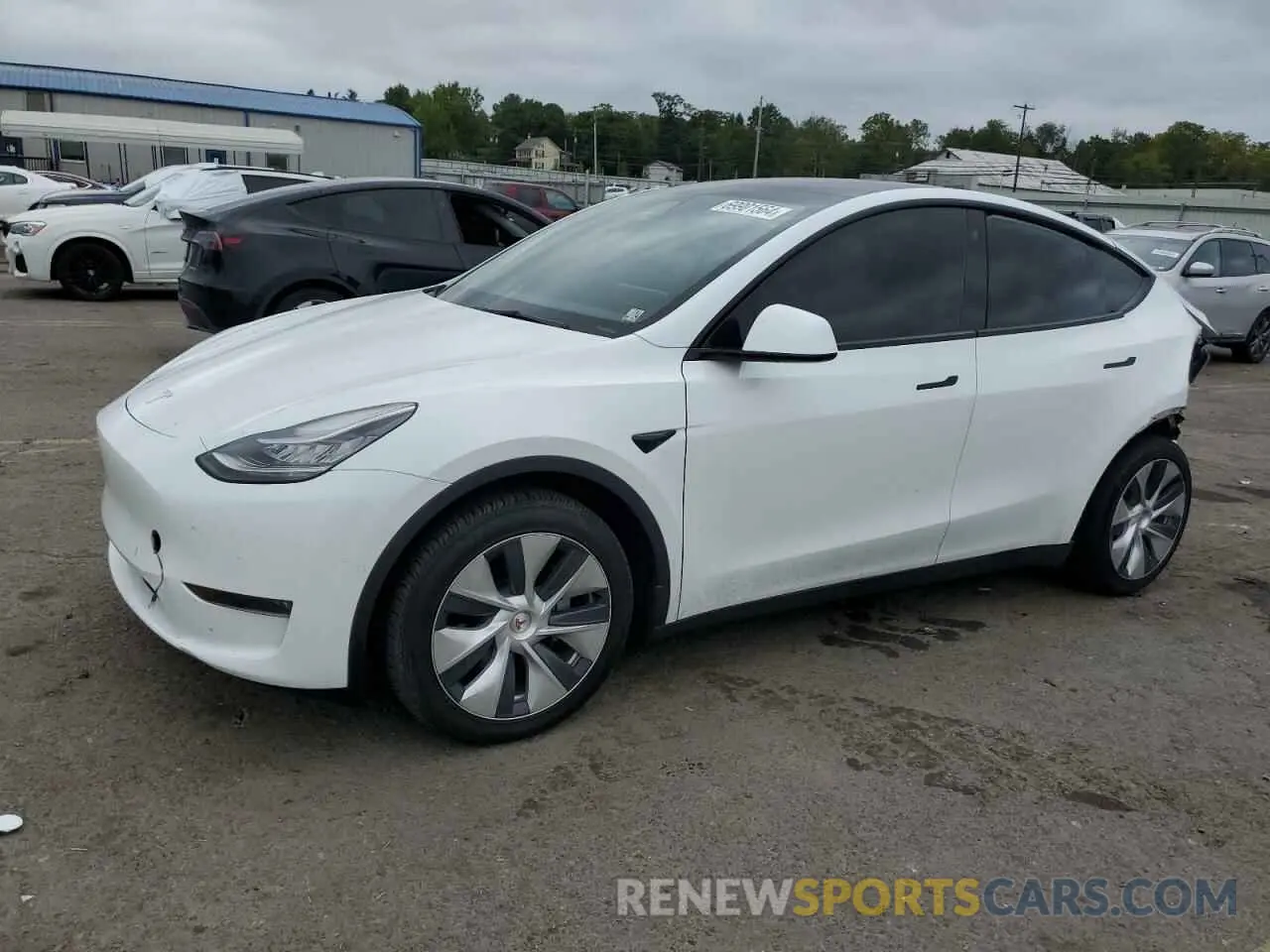 1 fotografías del automóvil dañado 5YJYGAEE4MF297743 TESLA MODEL Y 2021