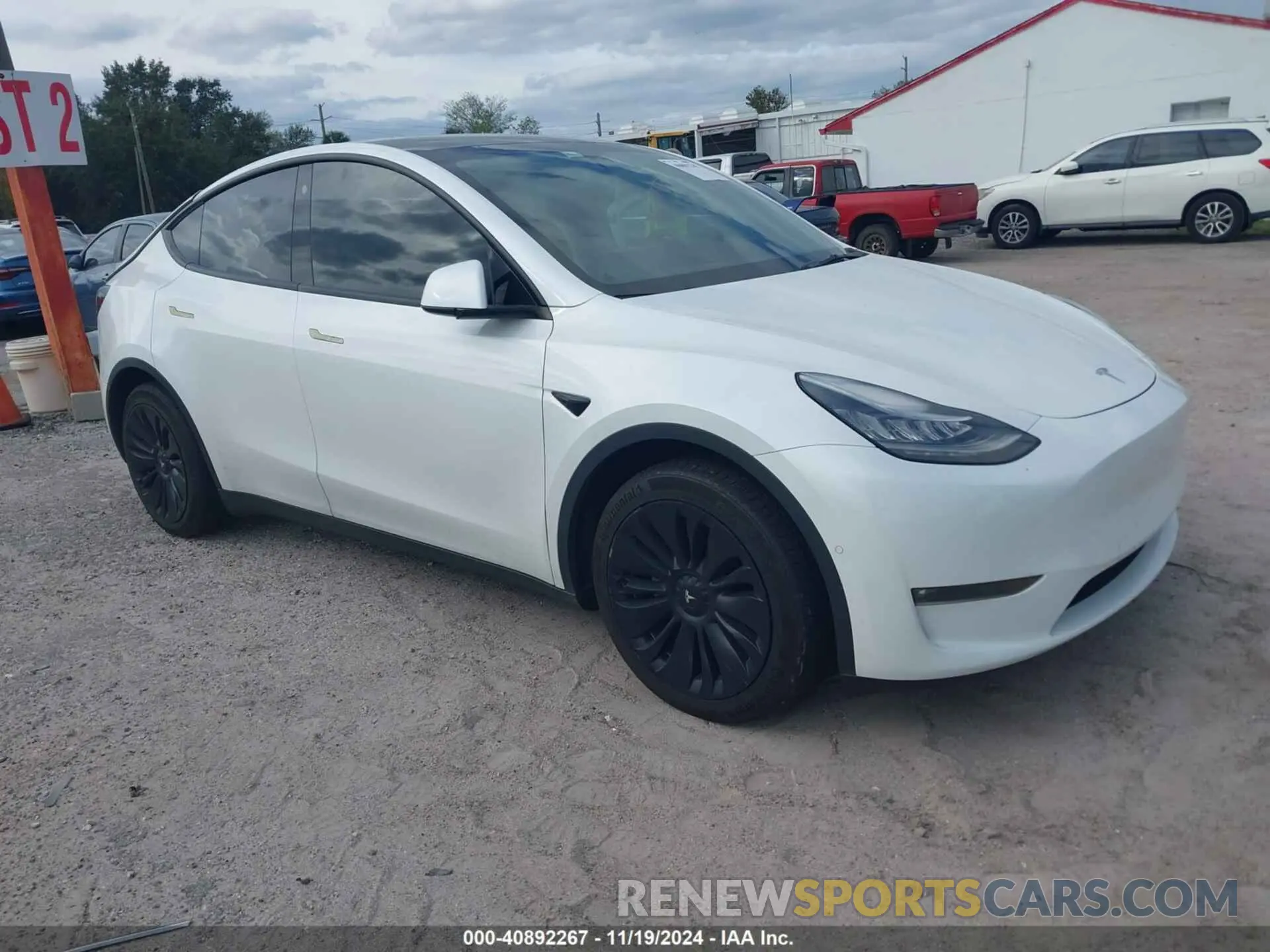 1 fotografías del automóvil dañado 5YJYGAEE5MF187283 TESLA MODEL Y 2021